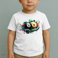 Billiards Pool Player 8 Ball 9 Ball Paint Art Billiard Balls Toddler T-Shirt thumb 2