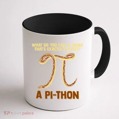 Ball Python Pi Snake Pet Owner Animal Gift Coffee Mug back