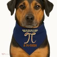 Ball Python Pi Snake Pet Owner Animal Gift USA-Made Doggie Bandana thumb 1