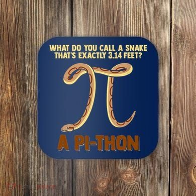 Ball Python Pi Snake Pet Owner Animal Gift Coaster