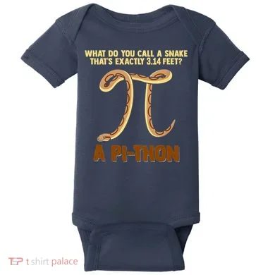 Ball Python Pi Snake Pet Owner Animal Gift Baby Bodysuit