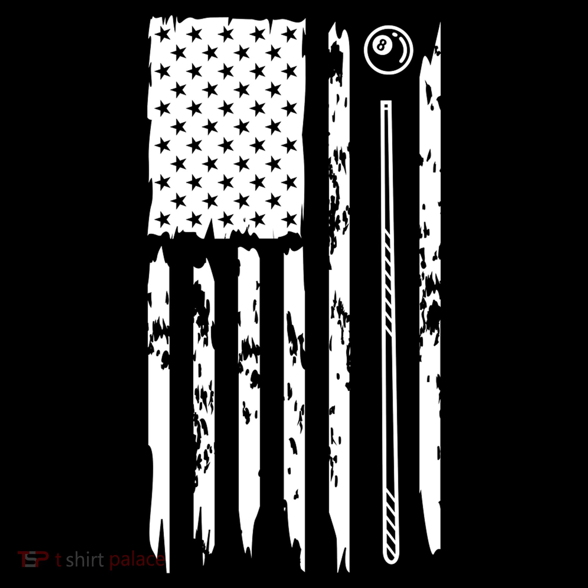 Billiards Pool Player Snooker Game US Flag Billiards Dad Gift For Father’s Day Hoodie