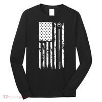 Billiards Pool Player Snooker Game US Flag Billiards Dad Gift For Father’s Day Long Sleeve Shirt thumb 0