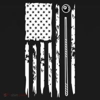 Billiards Pool Player Snooker Game US Flag Billiards Dad Gift For Father’s Day Women's Hoodie thumb 2