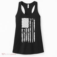 Billiards Pool Player Snooker Game US Flag Billiards Dad Gift For Father’s Day Women's Tank Top thumb 0