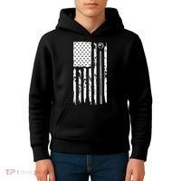 Billiards Pool Player Snooker Game US Flag Billiards Dad Gift For Father’s Day Kids Hoodie thumb 4