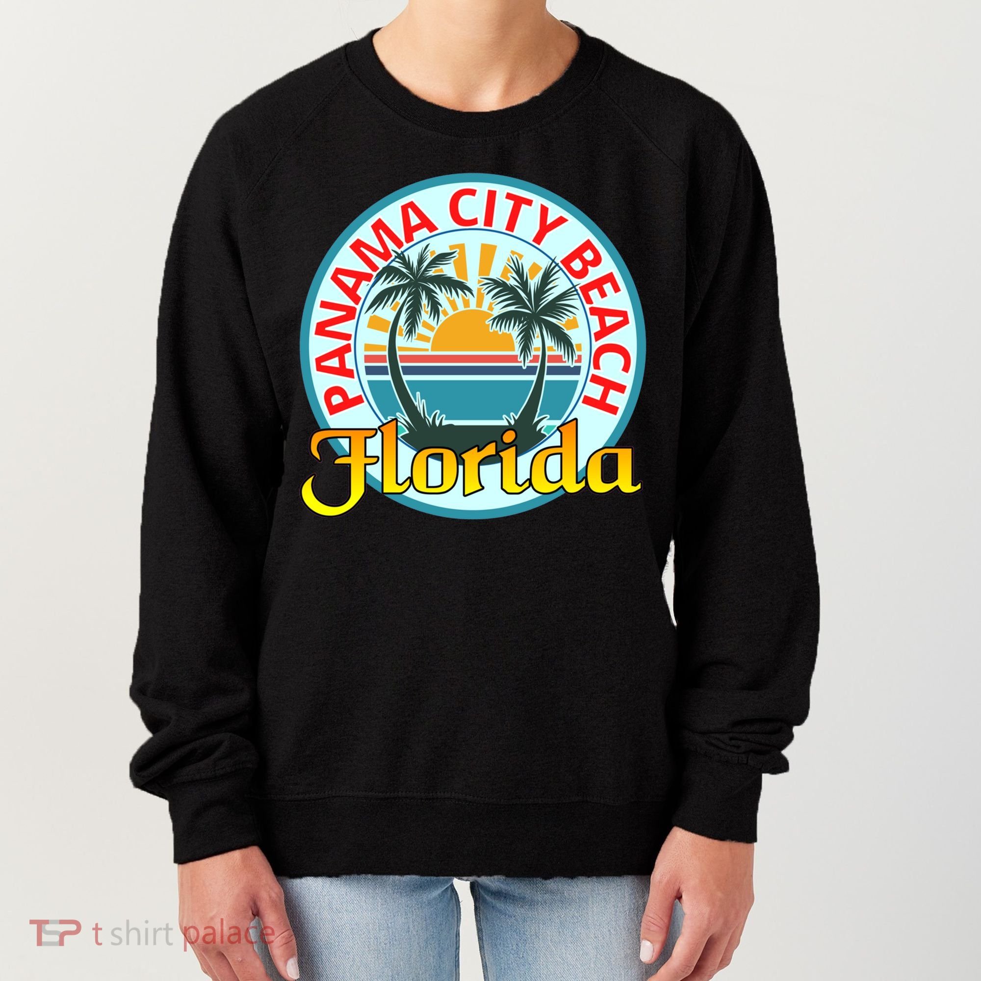 Beach Please Panama City Beach Florida Beach Spring Break Gift Women's Sweatshirt