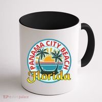 Beach Please Panama City Beach Florida Beach Spring Break Gift Coffee Mug thumb 1