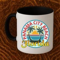 Beach Please Panama City Beach Florida Beach Spring Break Gift Coffee Mug thumb 2