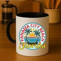Beach Please Panama City Beach Florida Beach Spring Break Gift Coffee Mug thumb 4