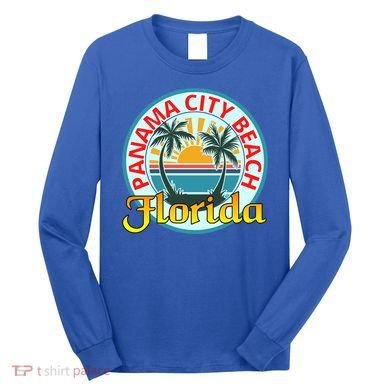 Beach Please Panama City Beach Florida Beach Spring Break Gift Long Sleeve Shirt