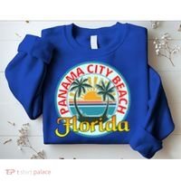 Beach Please Panama City Beach Florida Beach Spring Break Gift Sweatshirt thumb 2