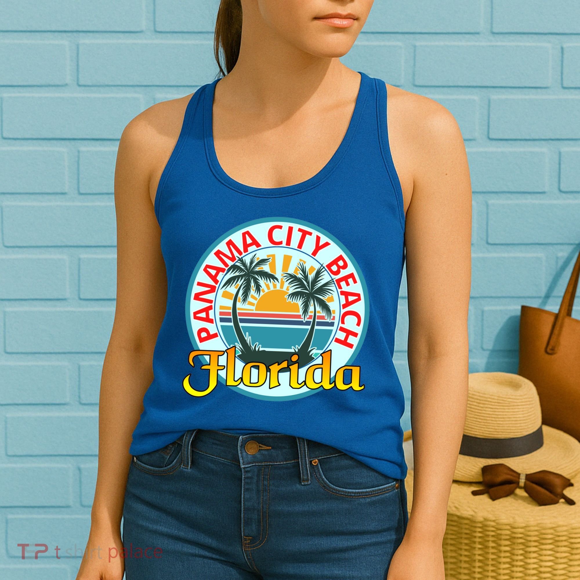 Beach Please Panama City Beach Florida Beach Spring Break Gift Women's Tank Top