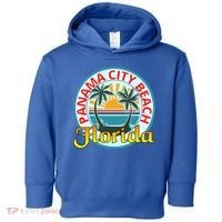 Beach Please Panama City Beach Florida Beach Spring Break Gift Toddler Hoodie thumb 0