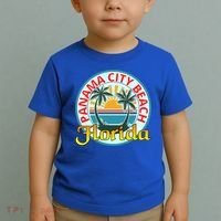 Beach Please Panama City Beach Florida Beach Spring Break Gift Toddler T-Shirt thumb 2