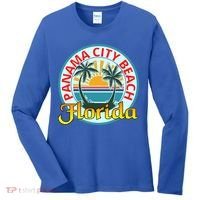 Beach Please Panama City Beach Florida Beach Spring Break Gift Women's Long Sleeve Shirt thumb 0