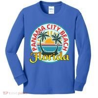 Beach Please Panama City Beach Florida Beach Spring Break Gift Kids Long Sleeve Shirt thumb 0