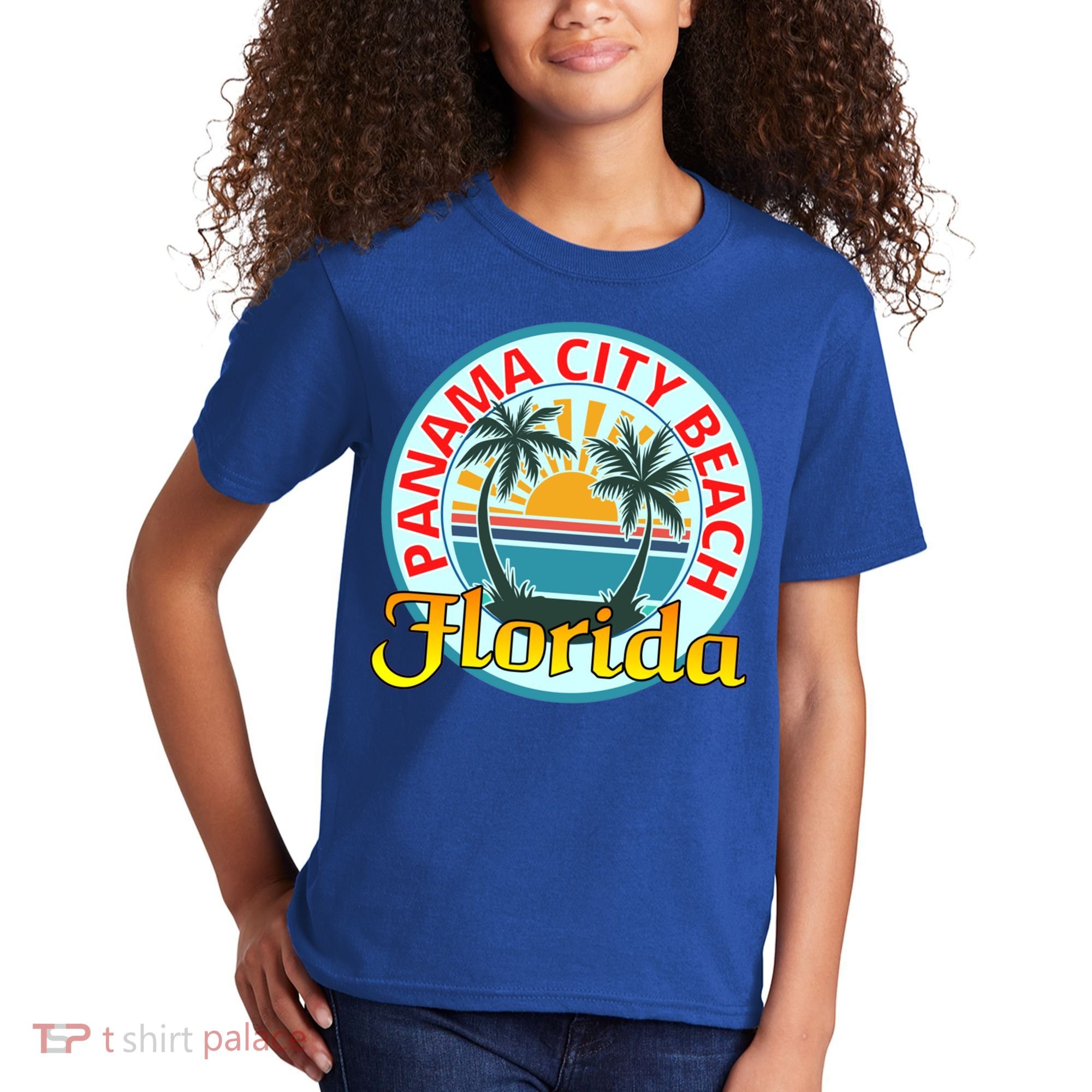 Beach Please Panama City Beach Florida Beach Spring Break Gift Kids T-Shirt