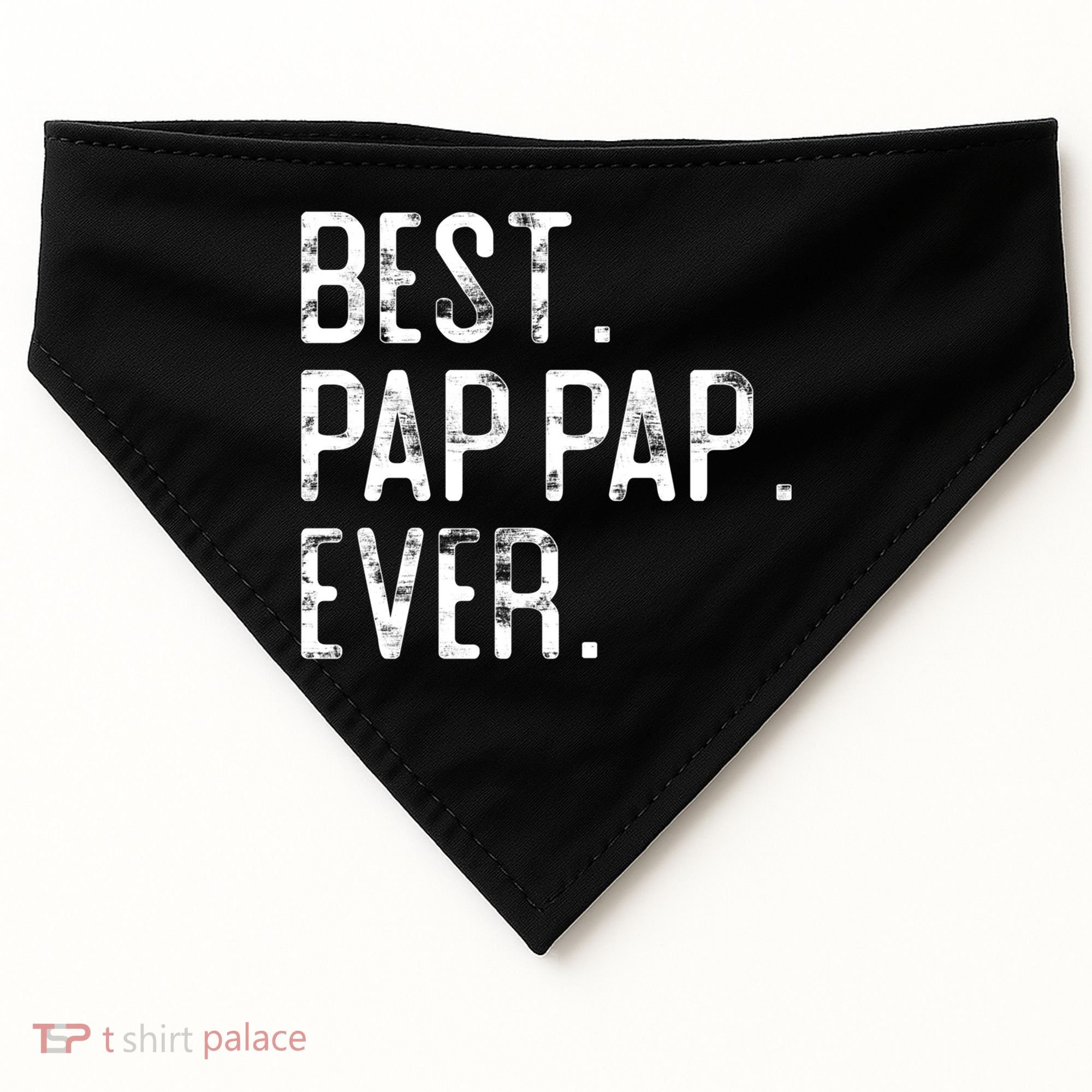 Best Pap Pap Ever Father’S Day Gift For Pap Pap Grandpa Gift USA-Made Doggie Bandana