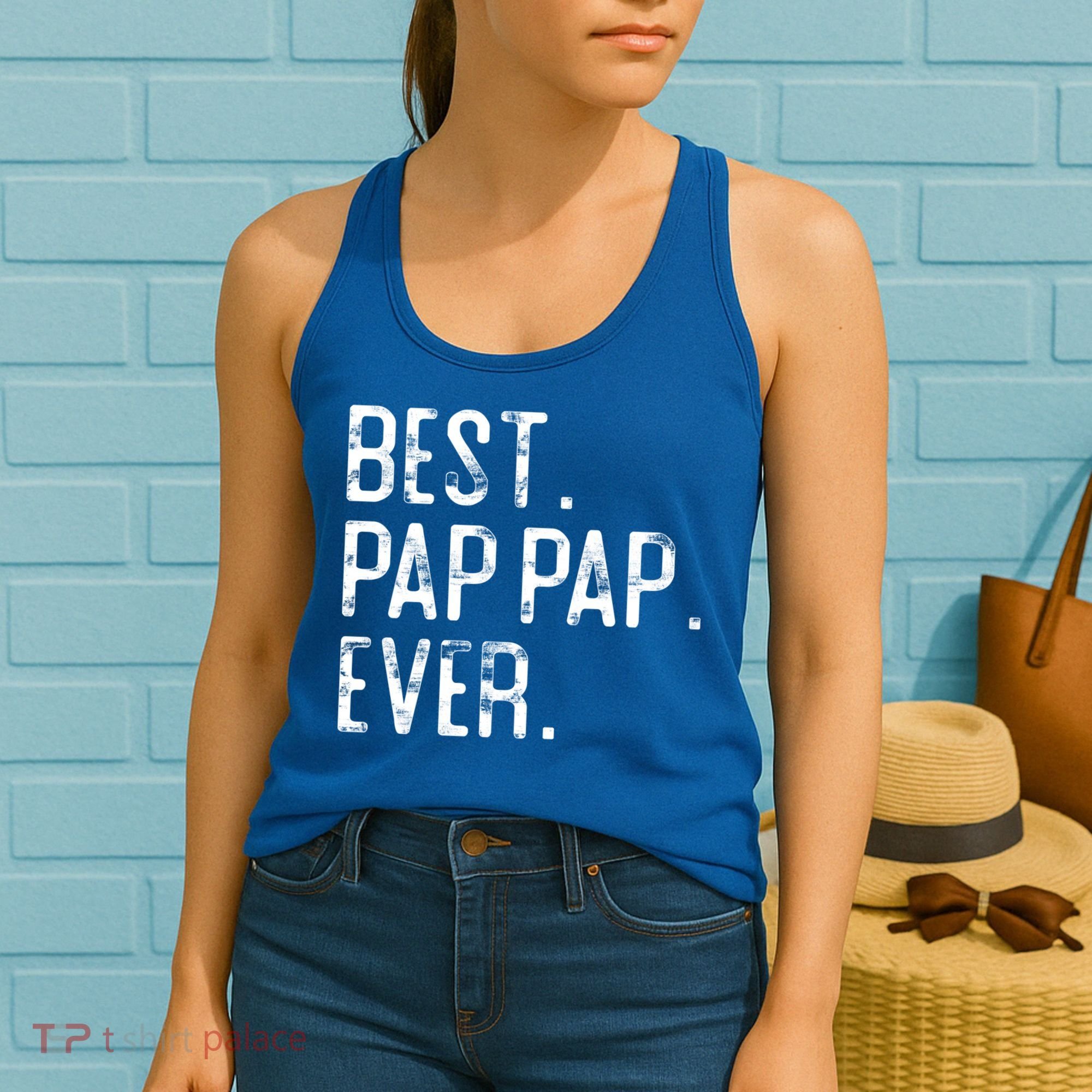 Best Pap Pap Ever Father’S Day Gift For Pap Pap Grandpa Gift Women's Tank Top