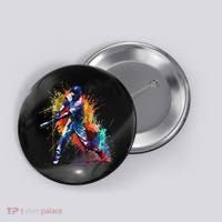 Baseball Player Paint Splash Button thumb 0