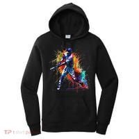 Baseball Player Paint Splash Women's Hoodie thumb 0