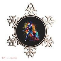 Baseball Player Paint Splash Ornament thumb 0