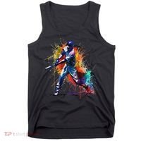Baseball Player Paint Splash Tank Top thumb 0