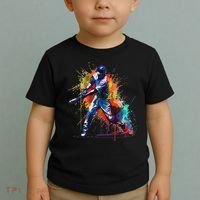 Baseball Player Paint Splash Toddler T-Shirt thumb 2