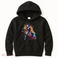 Baseball Player Paint Splash Kids Hoodie thumb 0