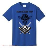 Billiards Pool Player Snooker Game Rack'em U Billiards Dad Gift For Father's Day Kids T-Shirt thumb 0