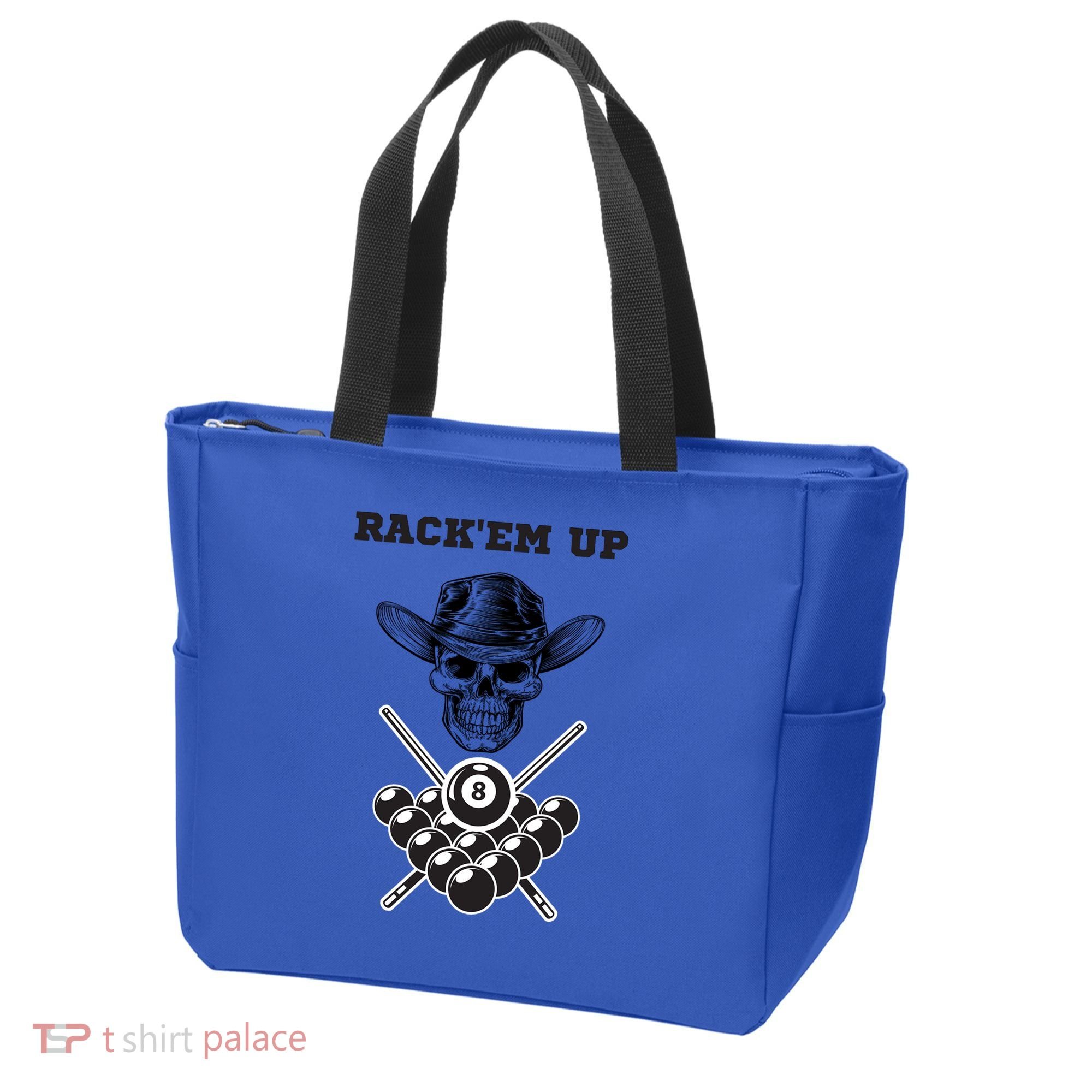 Billiards Pool Player Snooker Game Rack'em U Billiards Dad Gift For Father's Day Tote Bag