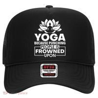 Because Punching People Is Frowned Upon Yoga Instructor Hat thumb 0