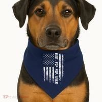 Best Pop Pop Ever American Flag Gift For Men Father's Day USA-Made Doggie Bandana thumb 1