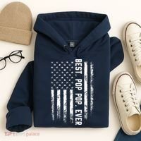 Best Pop Pop Ever American Flag Gift For Men Father's Day Hoodie thumb 4