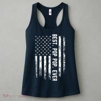 Best Pop Pop Ever American Flag Gift For Men Father's Day Women's Tank Top thumb 3