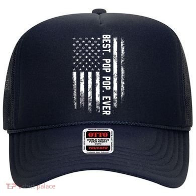 Best Pop Pop Ever American Flag Gift For Men Father's Day Hat