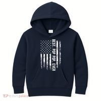 Best Pop Pop Ever American Flag Gift For Men Father's Day Kids Hoodie thumb 0
