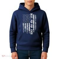 Best Pop Pop Ever American Flag Gift For Men Father's Day Kids Hoodie thumb 4