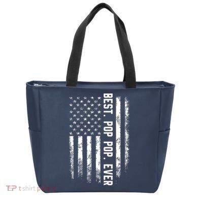 Best Pop Pop Ever American Flag Gift For Men Father's Day Tote Bag