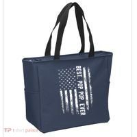 Best Pop Pop Ever American Flag Gift For Men Father's Day Tote Bag thumb 2