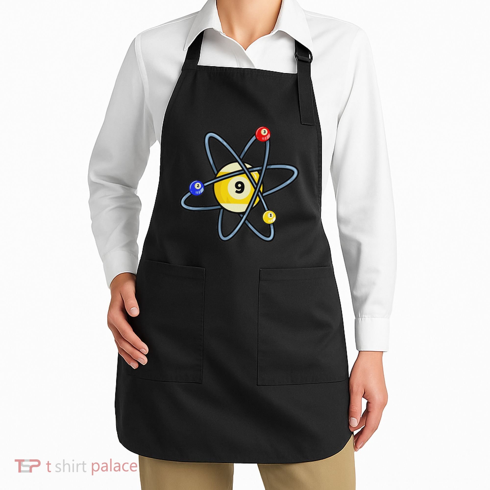 Billiard Pool Player 9 Ball Apron
