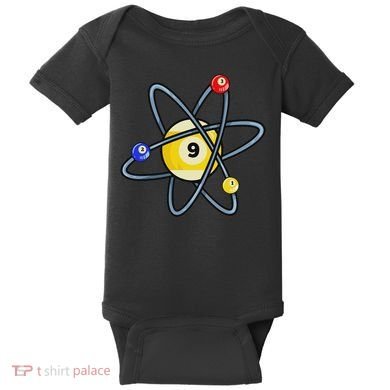 Billiard Pool Player 9 Ball Baby Bodysuit