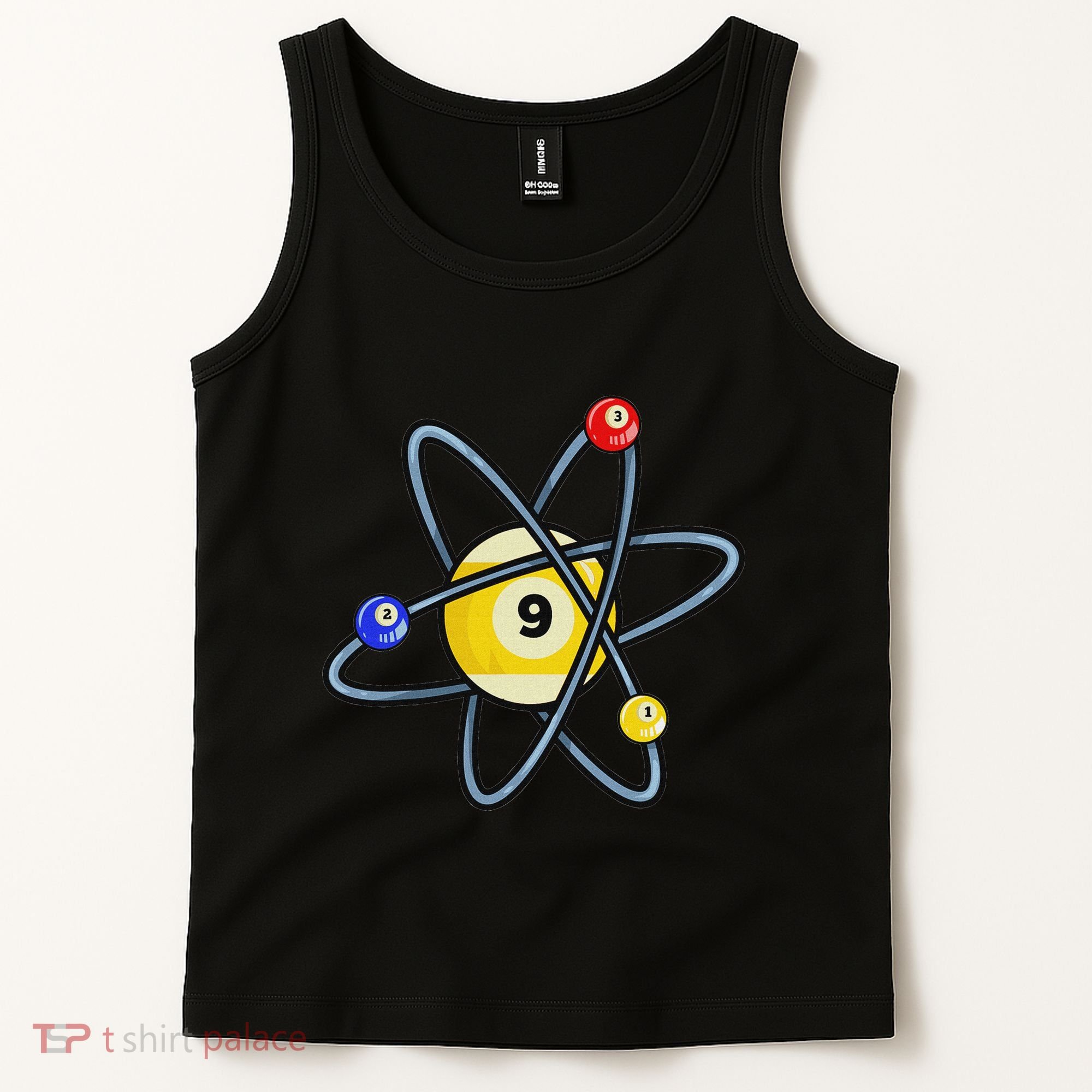 Billiard Pool Player 9 Ball Tank Top