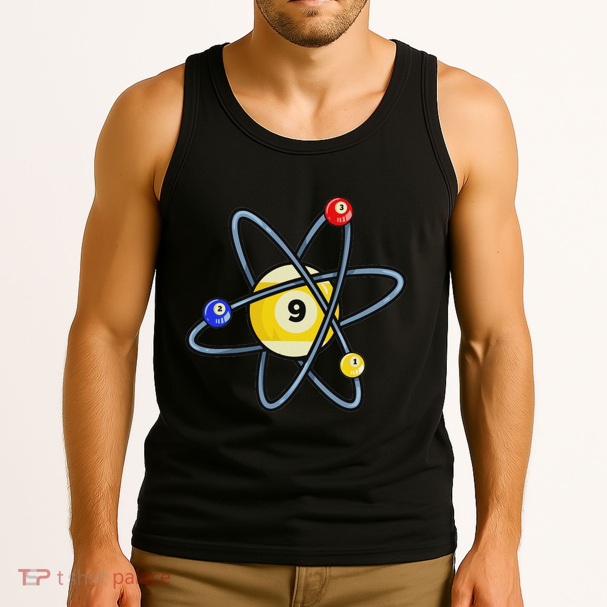 Billiard Pool Player 9 Ball Tank Top