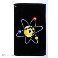 Billiard Pool Player 9 Ball Golf Towel thumb 0