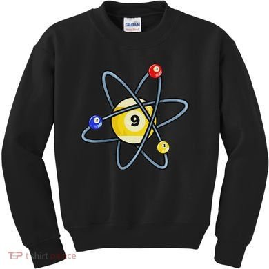 Billiard Pool Player 9 Ball Kids Sweatshirt
