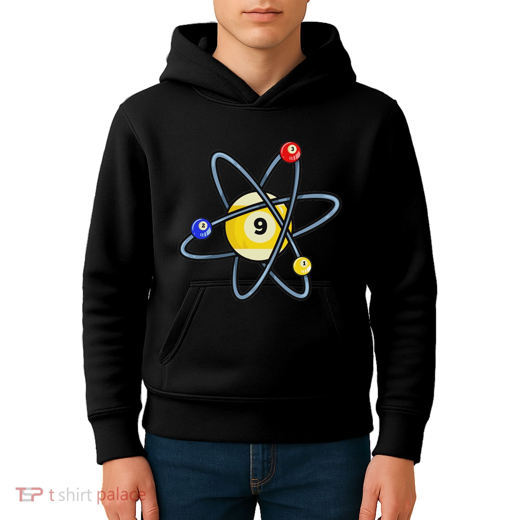 Billiard Pool Player 9 Ball Kids Hoodie