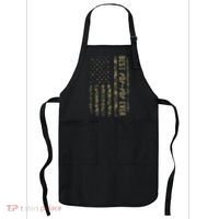 Best Pop Pop Ever Camouflage American Flag FatherS Day Apron thumb 0