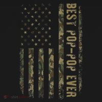 Best Pop Pop Ever Camouflage American Flag FatherS Day Mousepad thumb 1